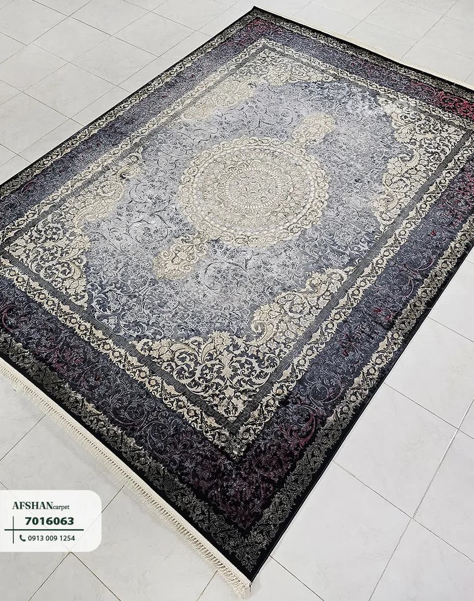 فرش 700 شانه آکرلیک طرح ورساچه کد 7016063 لیا