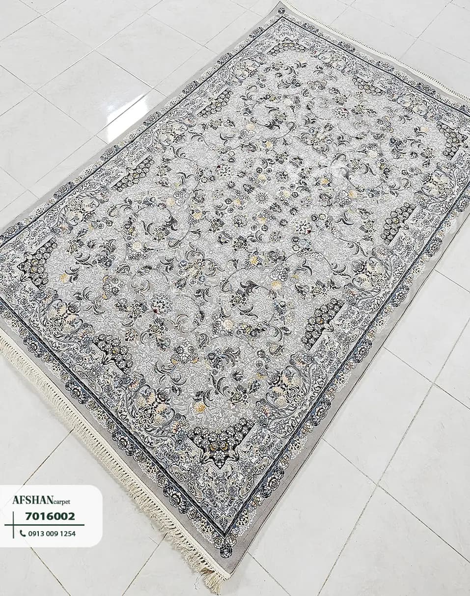 فرش 700 شانه آکرلیک طرح الماس کد 7016002 لیا — تصویر ۵