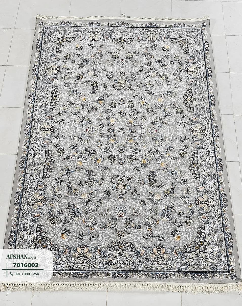 فرش 700 شانه آکرلیک طرح الماس کد 7016002 لیا — تصویر ۲