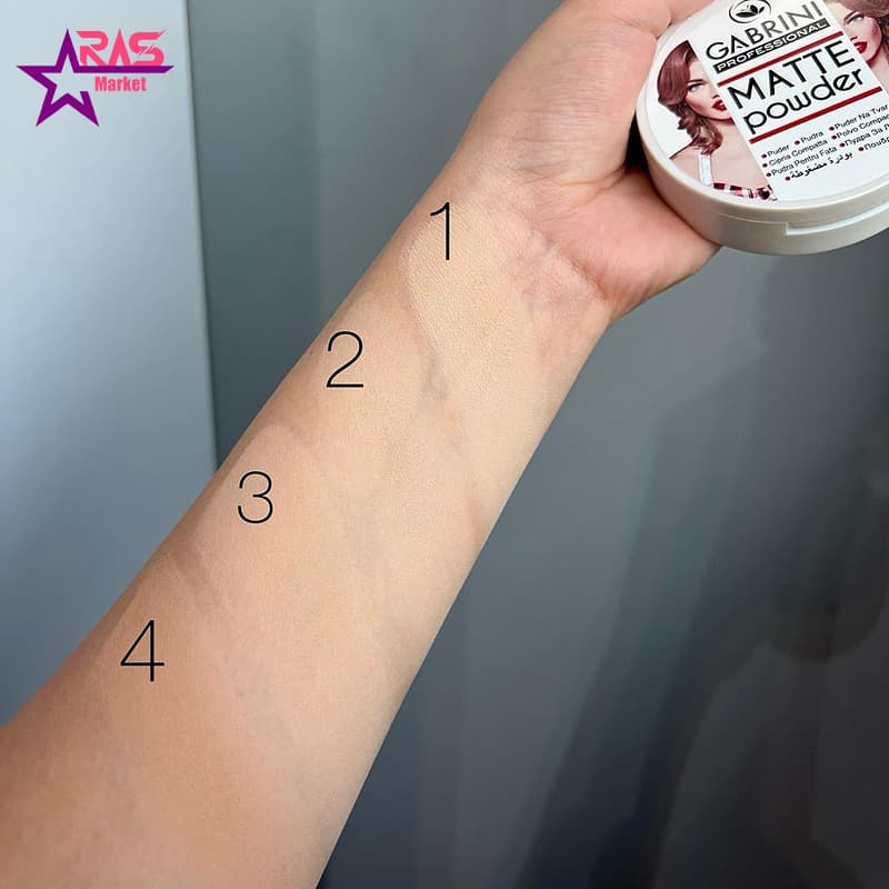 پنکک مات گابرینی مدل Matte Powder شماره 03 — تصویر ۳