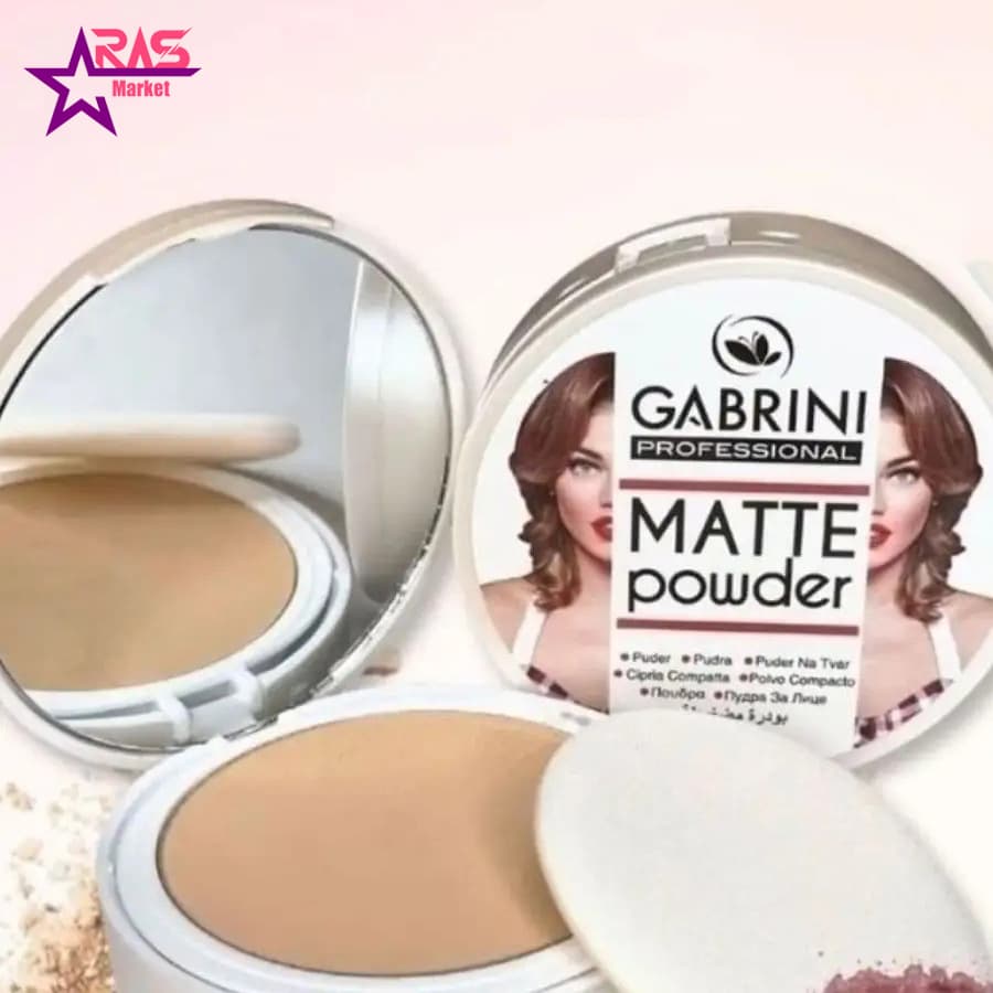 پنکک مات گابرینی مدل Matte Powder شماره 03 — تصویر ۲