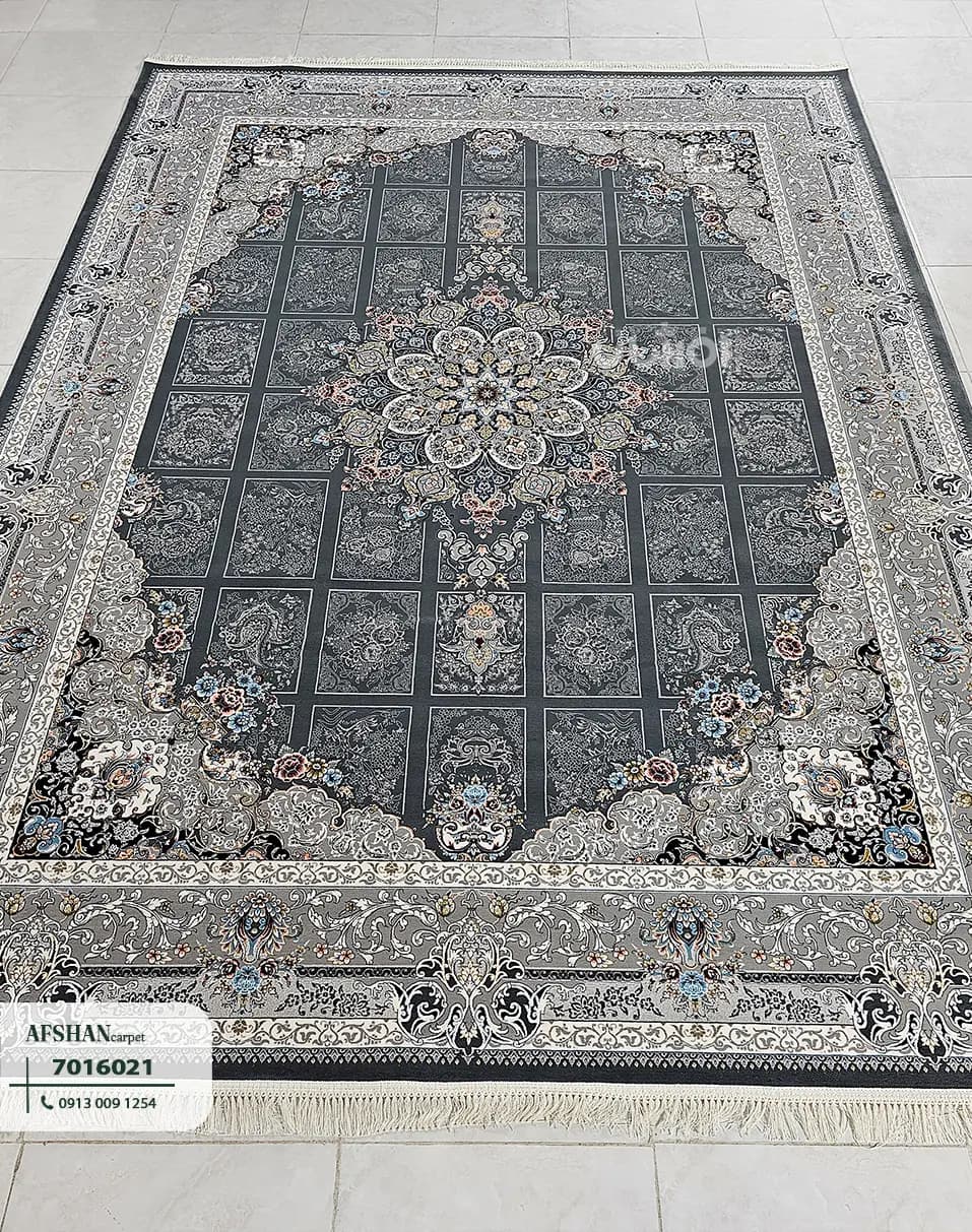 فرش 700 شانه آکرلیک طرح رومیسا کد 7016021 لیا — تصویر ۲