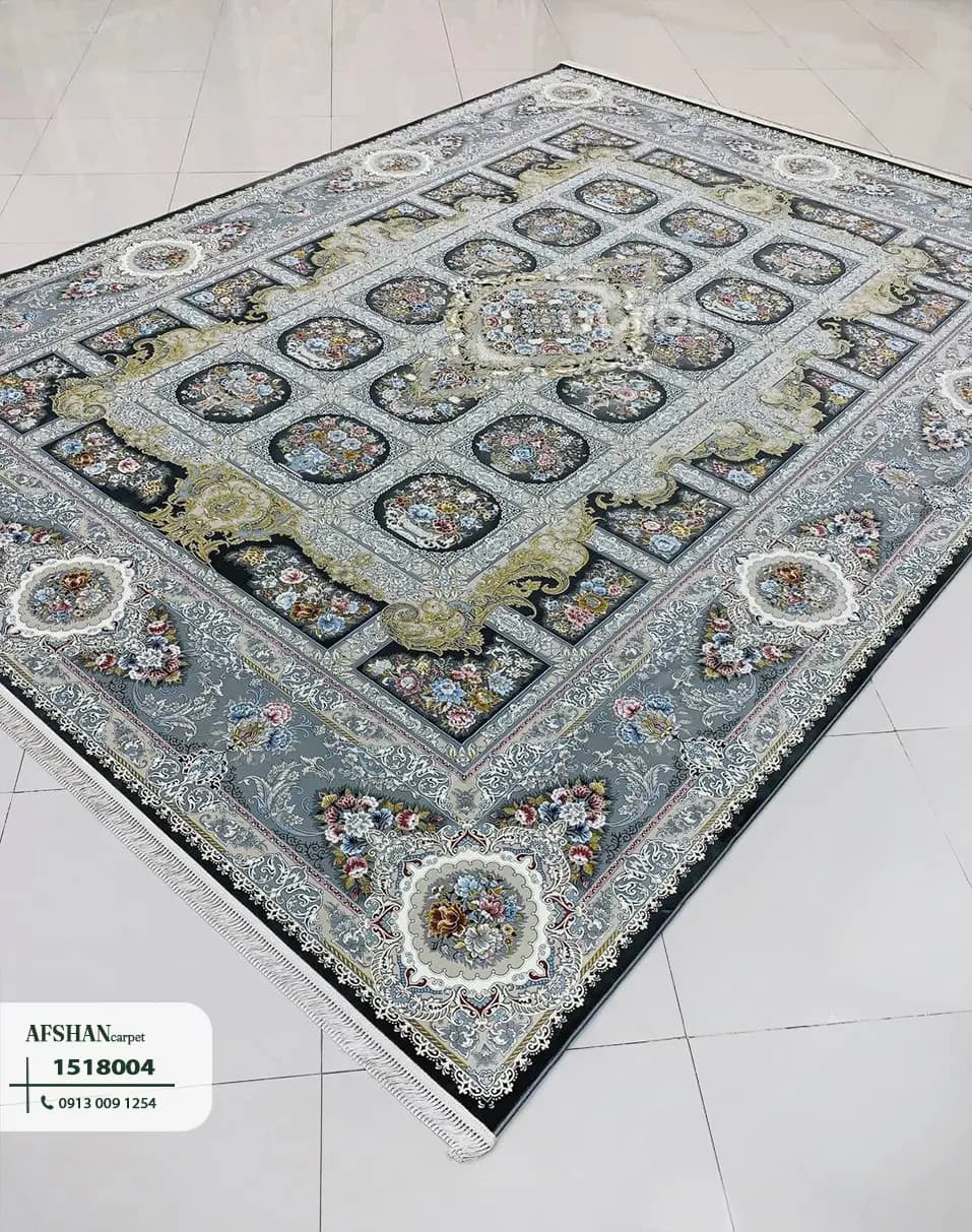 فرش 1500 شانه طرح باغ همایون کد 1518008 بهار — تصویر ۷