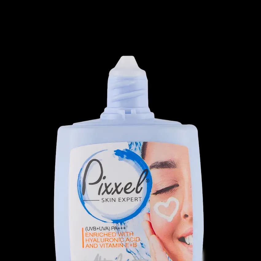 کرم ضد آفتاب پیکسل بی رنگ SPF50 پوست خشک و حساس — تصویر ۴