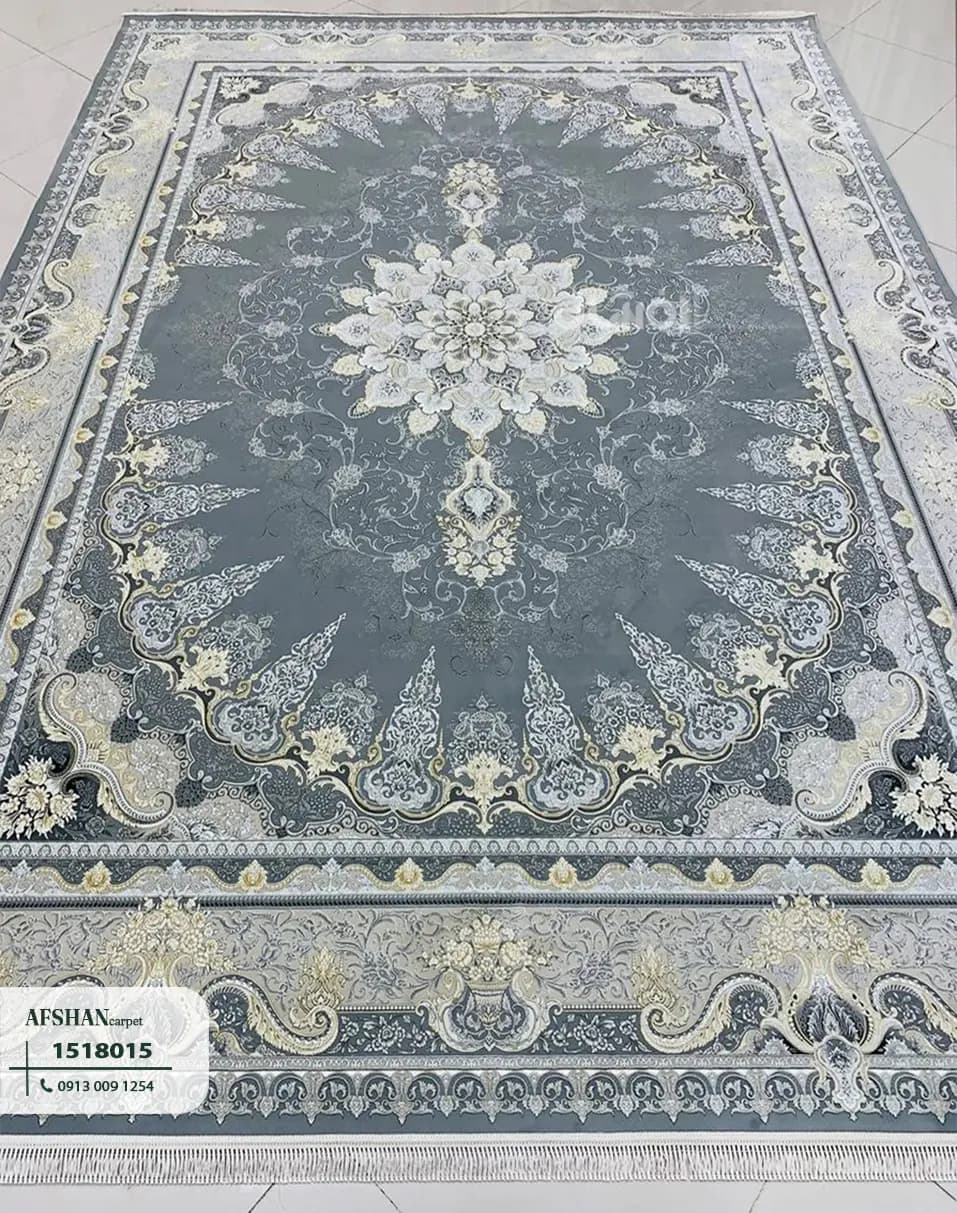 فرش 1500 شانه طرح شمس طلاکوب کد 1518015 بهار — تصویر ۲