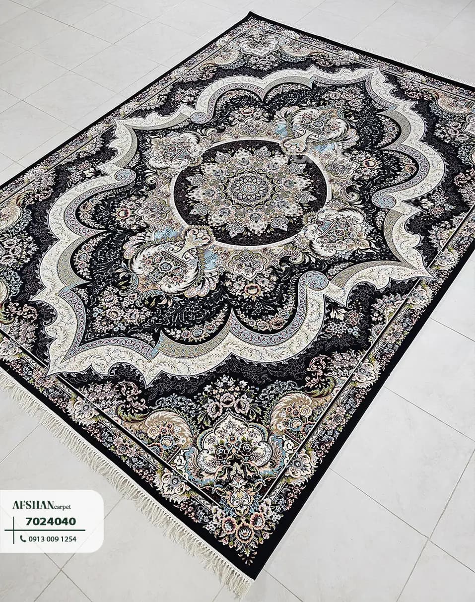 فرش 700 شانه آکرلیک طرح شهیاد کد 7024040 آرزو
