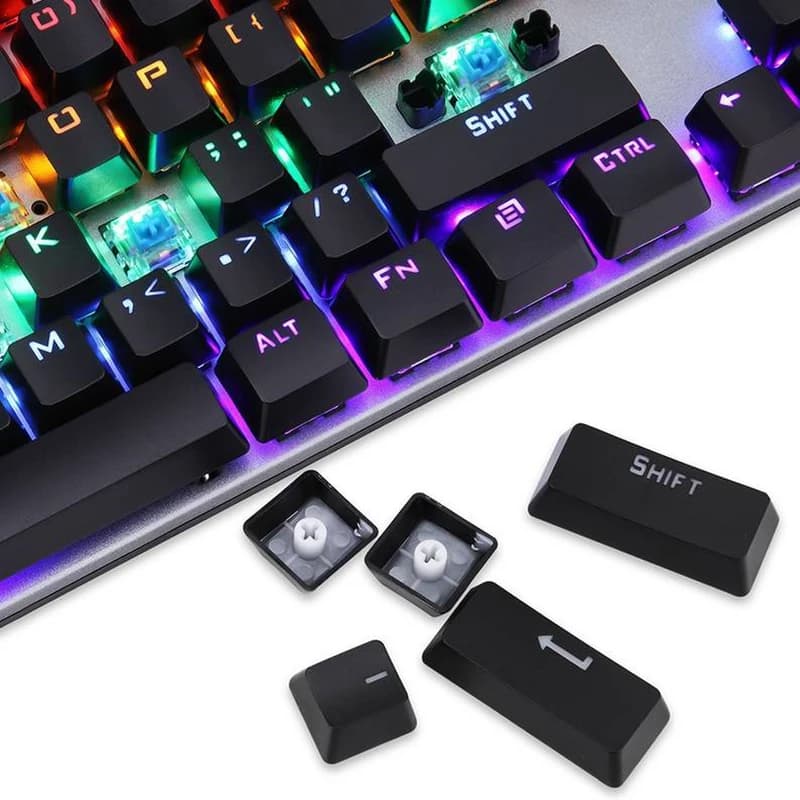 کیبورد گیمینگ تسکو مدل GK 8130، سوییچ مکانیکال آبی، Full-Size، نورپردازی RGB — تصویر ۷