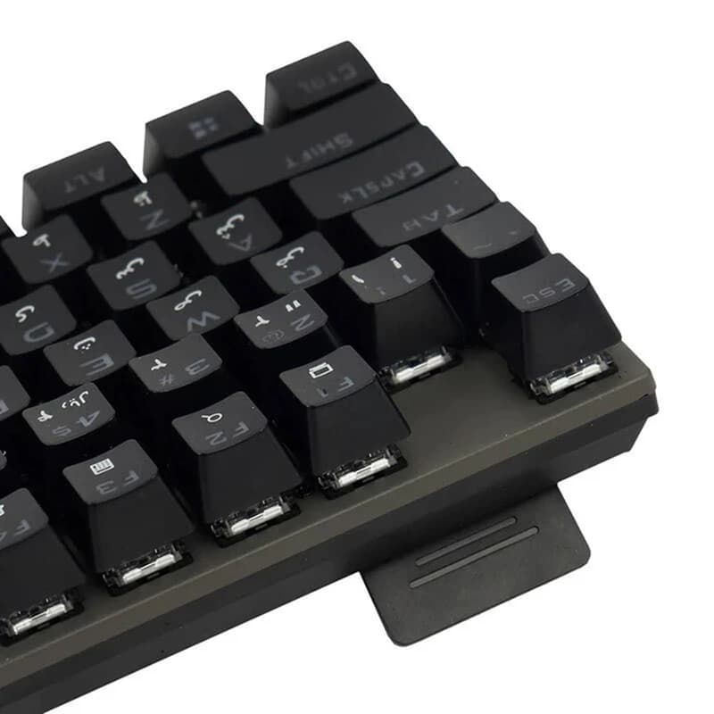 کیبورد گیمینگ تسکو مدل GK 8130، سوییچ مکانیکال آبی، Full-Size، نورپردازی RGB — تصویر ۱۰