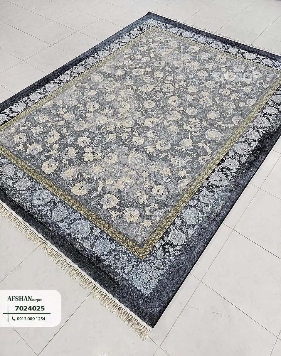 فرش 700 شانه آکرلیک طرح آنام کد 7024025 آرزو