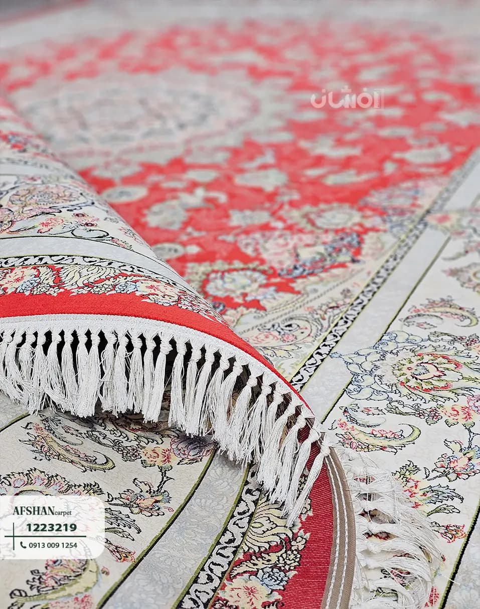 فرش 1200 شانه آکرلیک طرح شهریار کد 1223219 آریا — تصویر ۶