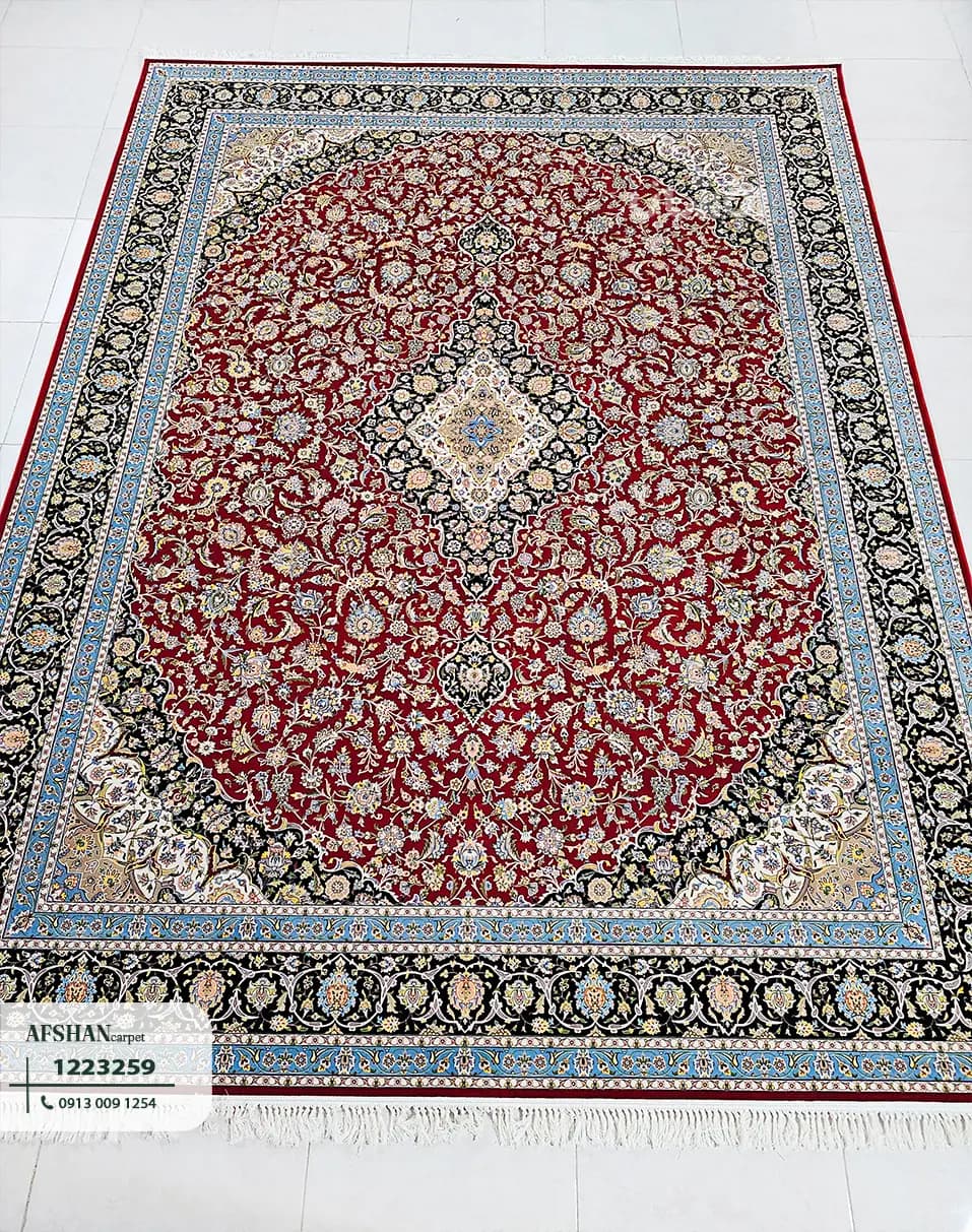 فرش 1200 شانه آکرلیک طرح کاشانه کد 1223259 آریا — تصویر ۱۰