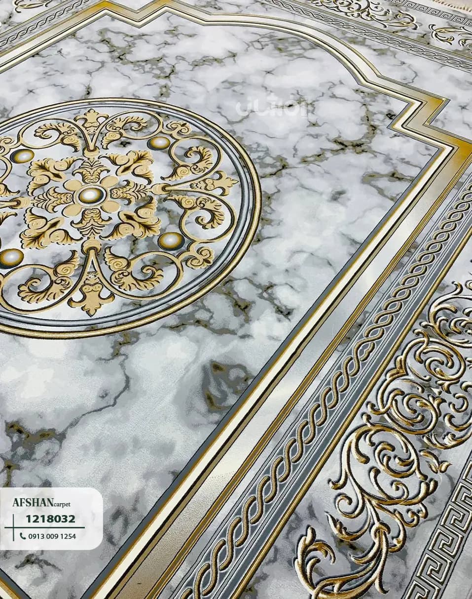 فرش 1200شانه آکرولیک طرح هلن کد 1218032 غزل — تصویر ۶