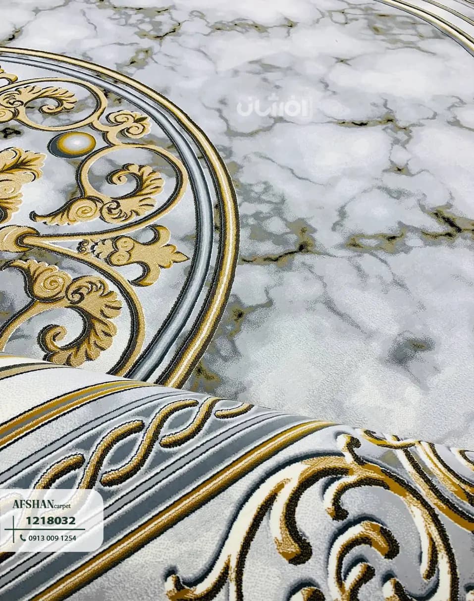 فرش 1200شانه آکرولیک طرح هلن کد 1218032 غزل — تصویر ۲