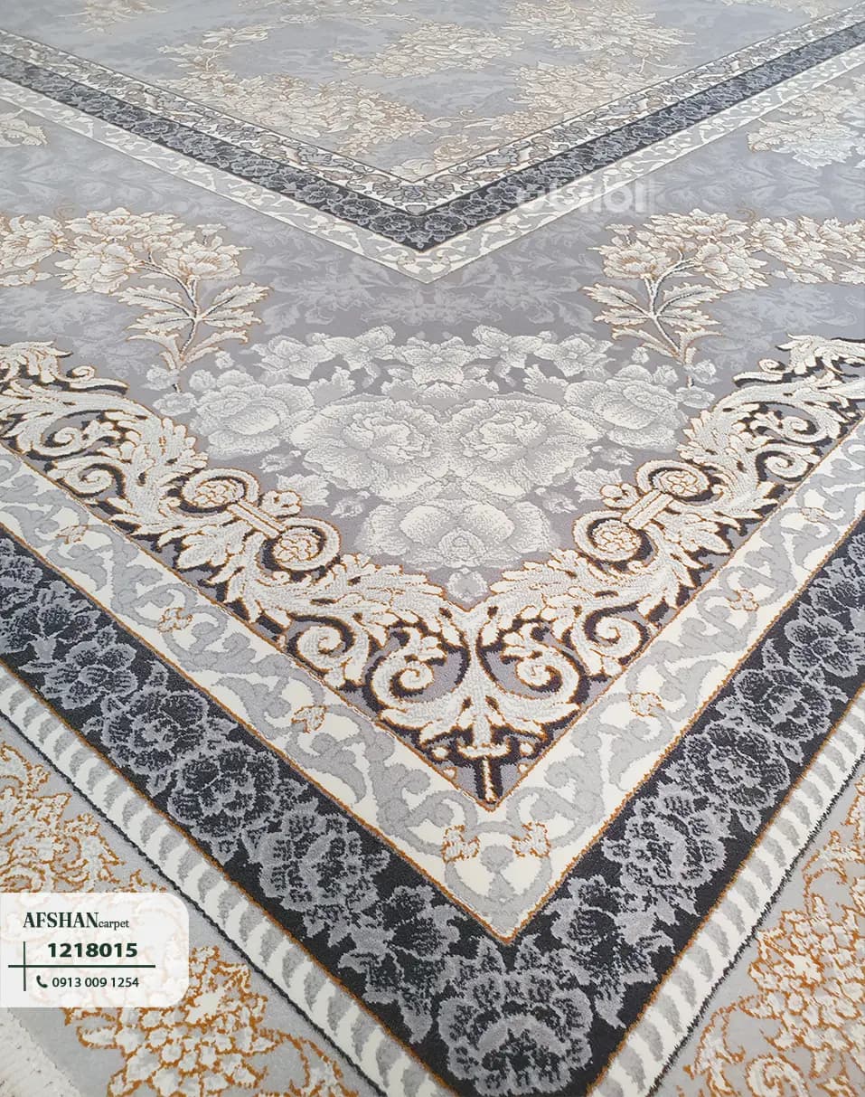 فرش 1200شانه آکرولیک طرح هانا کد 1218026 غزل — تصویر ۱۱