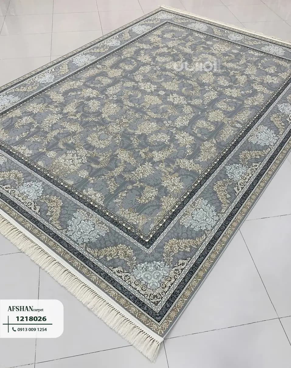 فرش 1200شانه آکرولیک طرح هانا کد 1218026 غزل — تصویر ۹
