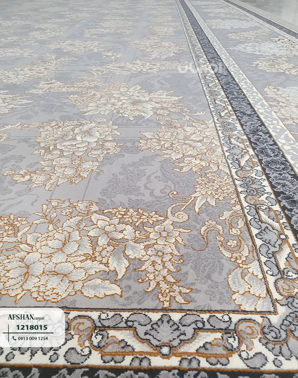 فرش 1200شانه آکرولیک طرح هانا کد 1218026 غزل — تصویر ۸