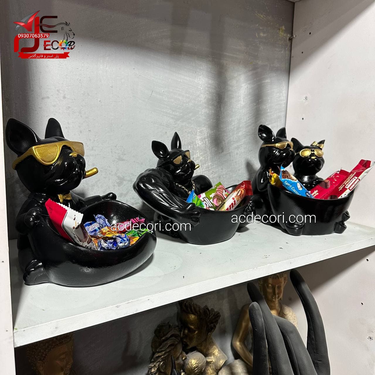 ظرف دکوری و جاشکلات خوری