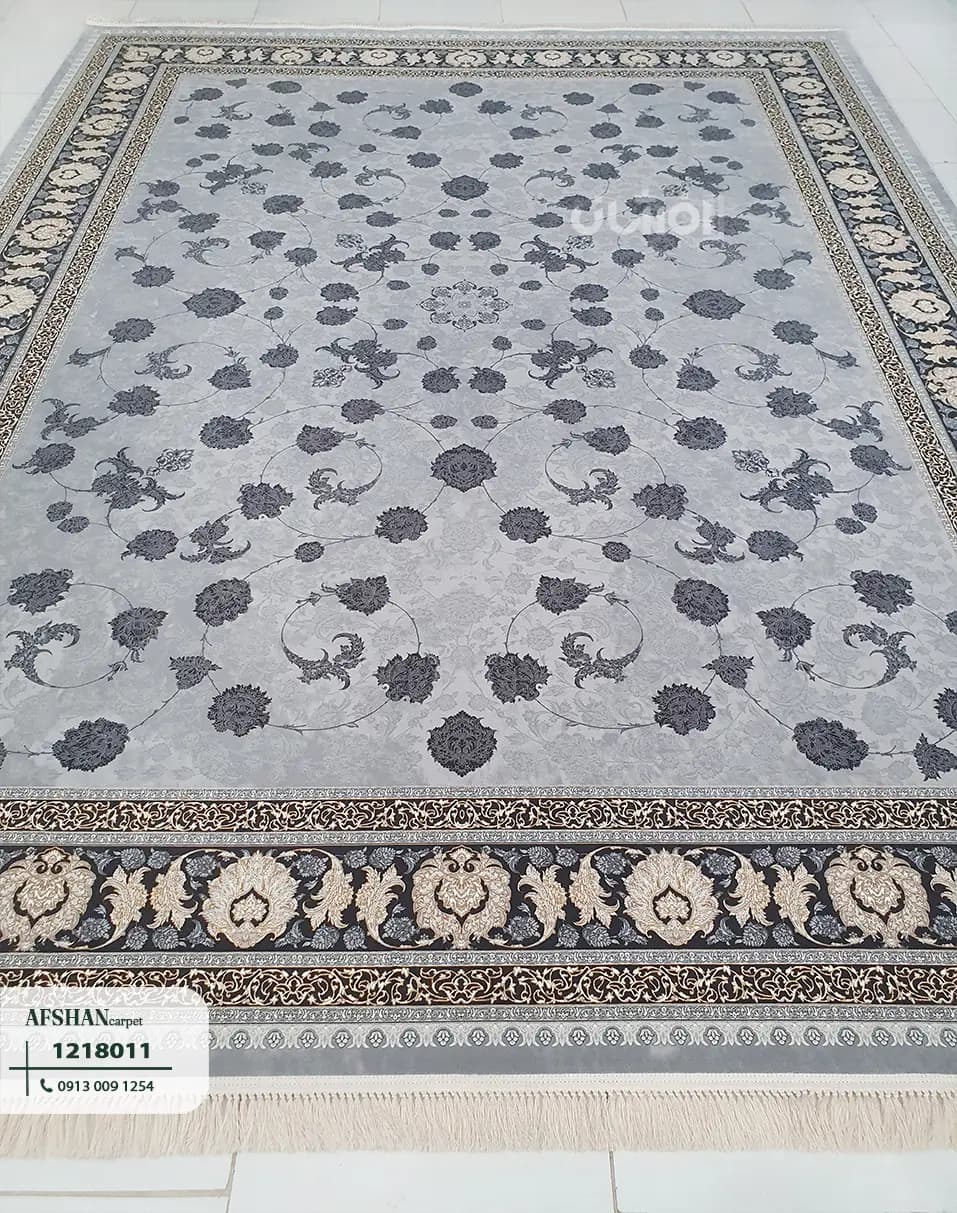 فرش 1200شانه آکرلیک طرح قصر کد 1218010 غزل — تصویر ۷