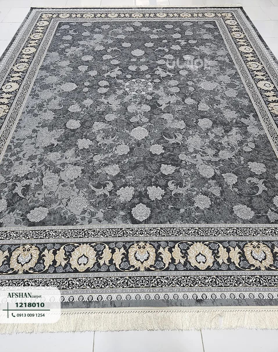 فرش 1200شانه آکرلیک طرح قصر کد 1218010 غزل — تصویر ۲