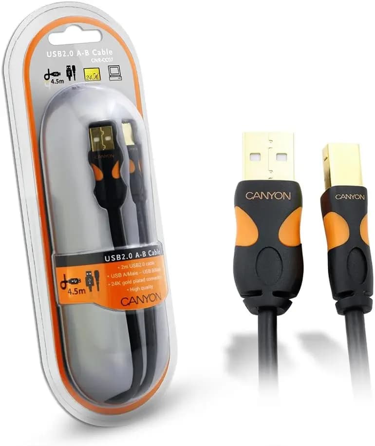 کابل پرینتر CANYON مدل CNR-CC06 طول 2 متر — تصویر ۲