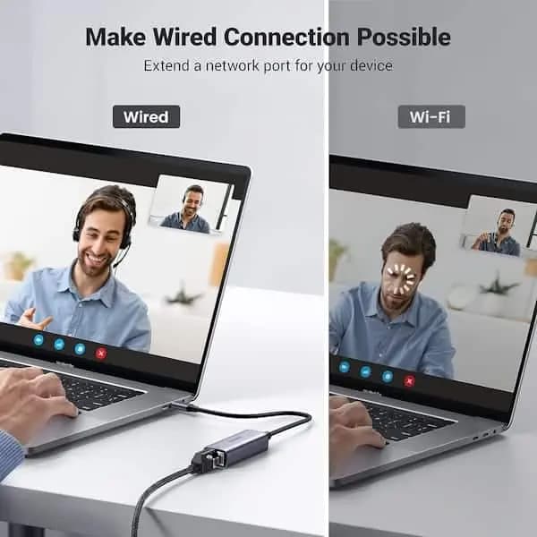 تبدیل USB-C 3.1 GEN1 به Ethernet یوگرین مدل CM199 — تصویر ۶