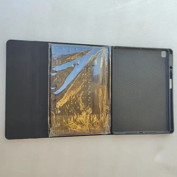 کاور تبلت و کیبورد بلوتوثی برای ipad 10.2 اینچ نسل 7،8،9،و ایر3 و ایرپرو — تصویر ۵
