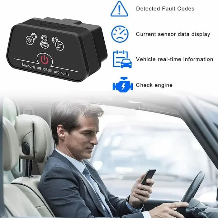 دستگاه دیاگ بی سیم خودرو مدل Vgate iCar 2 Wifi — تصویر ۸