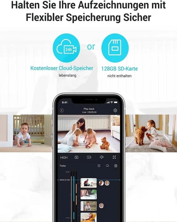 دوربین مداربسته داخلی مدل blurams A31 2K — تصویر ۷