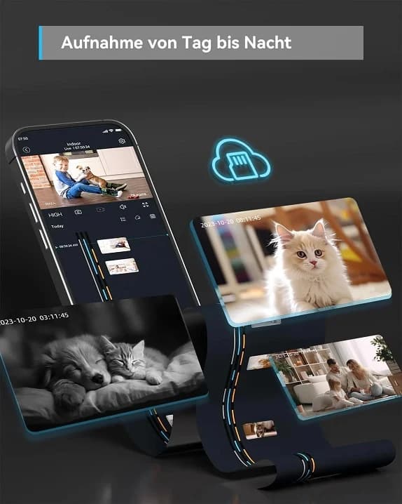 دوربین مداربسته داخلی مدل blurams A31 2K — تصویر ۴