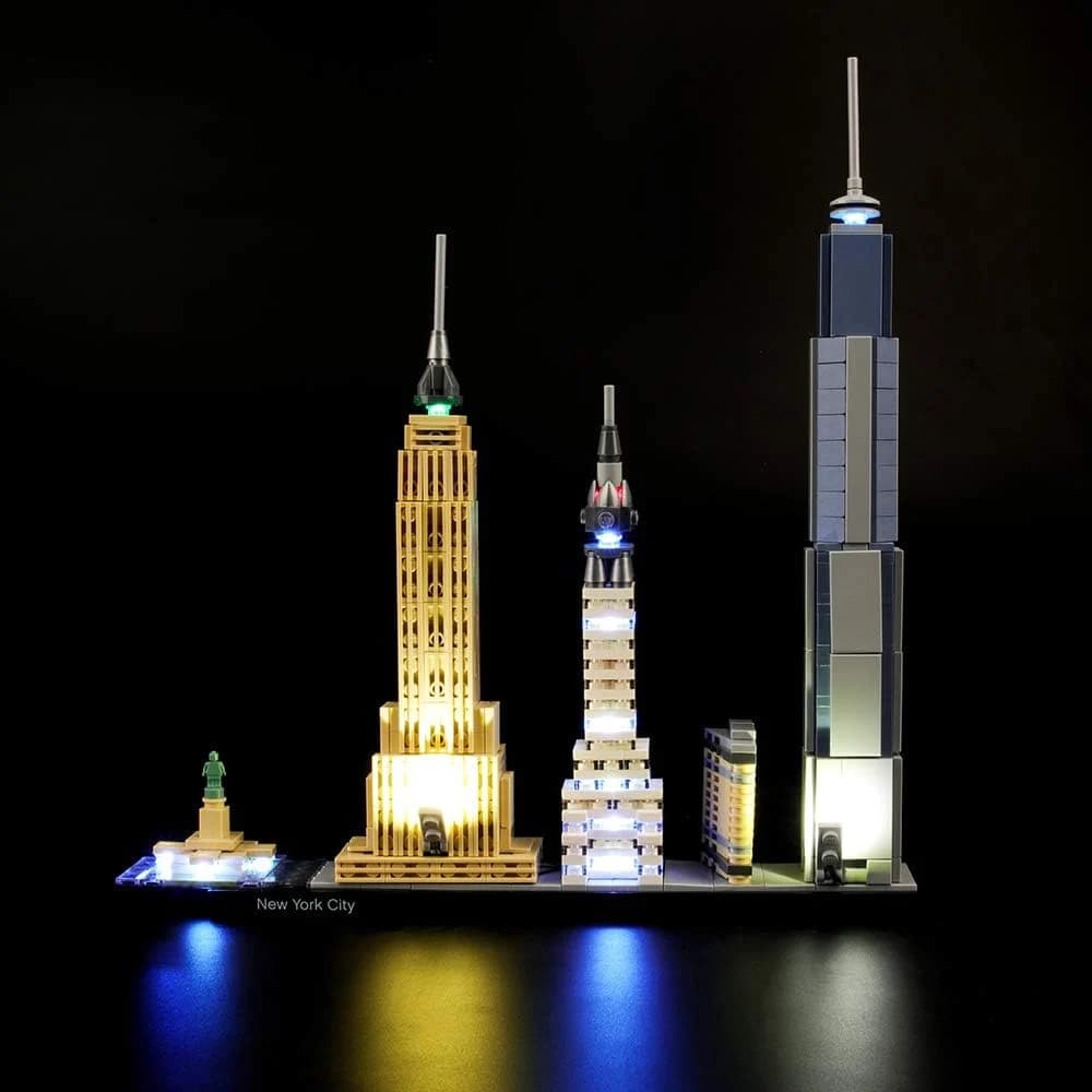کیت نورپردازی LIGHTAILING برای لگو سری آرشیتکت مدل شهر نیویورک کد 21028 — تصویر ۸