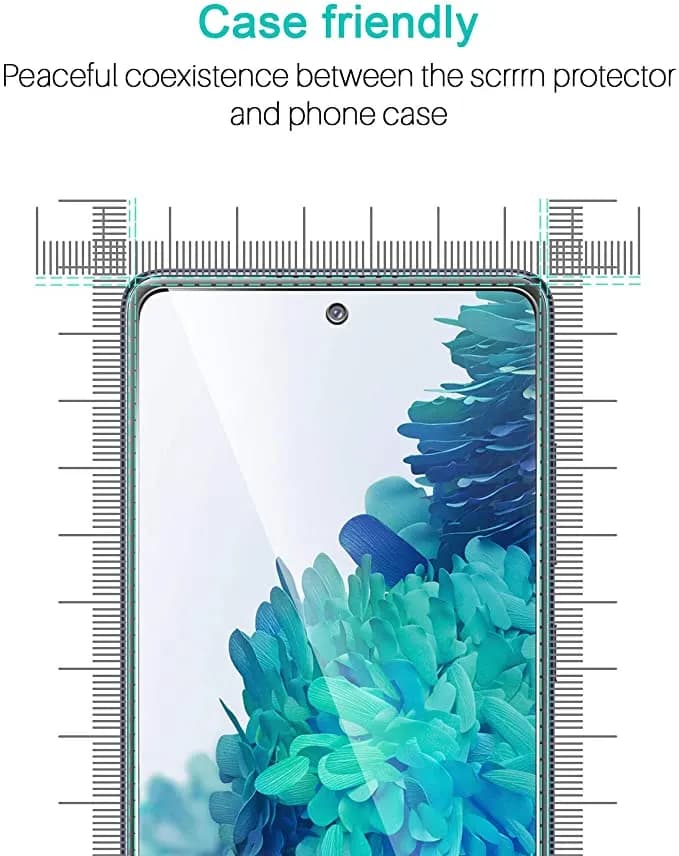محافظ صفحه نمایش گلس LK 3 Pack سازگار با Samsung Galaxy S20 FE 5G 6.5 اینچی — تصویر ۶