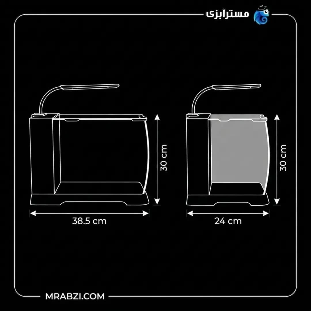 آکواریوم دلسا مدل B-102 — تصویر ۴