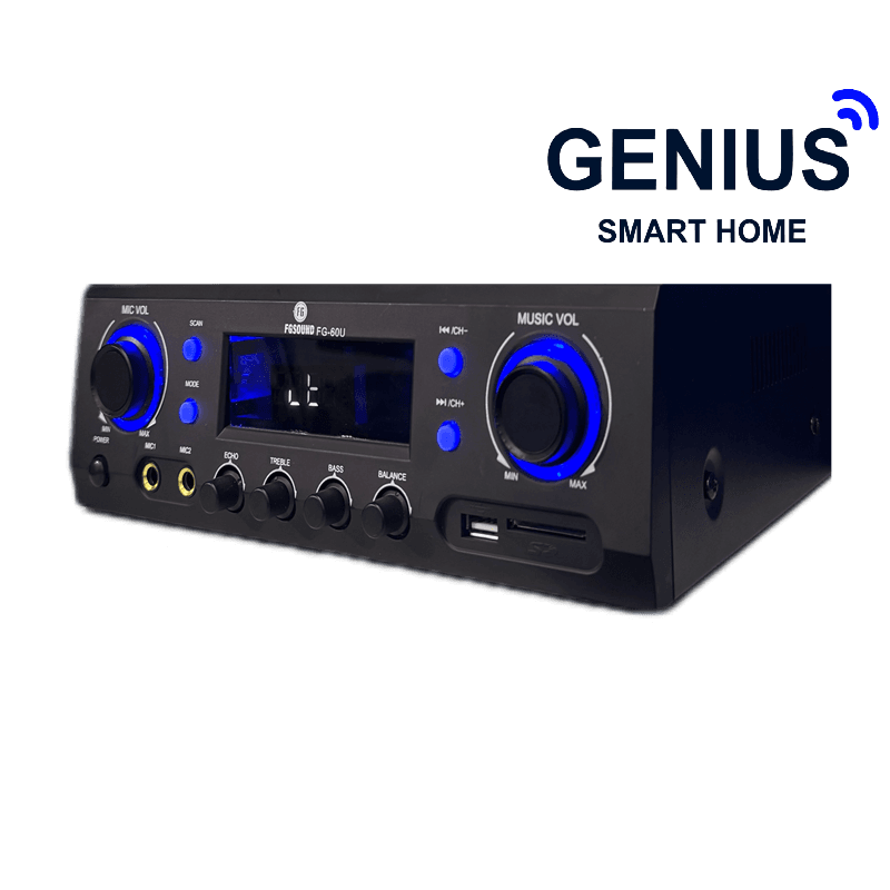 آمپلی فایر رومیزی FG Sound مدل FG-60U دارای دو خروجی 100 وات — تصویر ۲