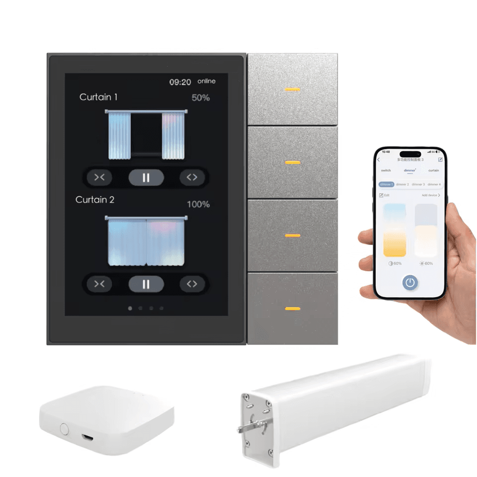کلید 4 پل با تاچ پنل 3 اينچ Benica — تصویر ۳