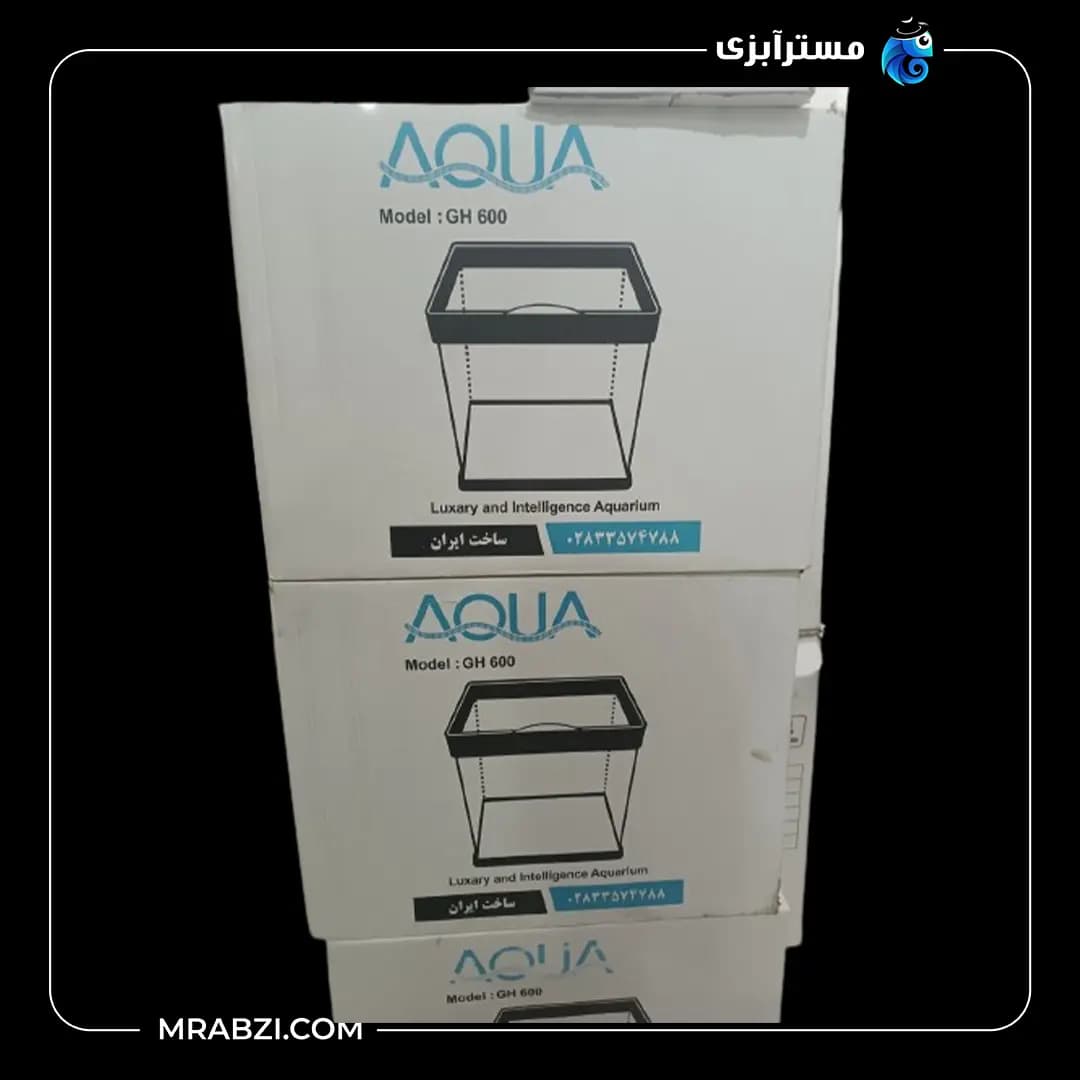 آکواریوم شیشه خم قاب دار آکوا مدل GH-600 — تصویر ۴