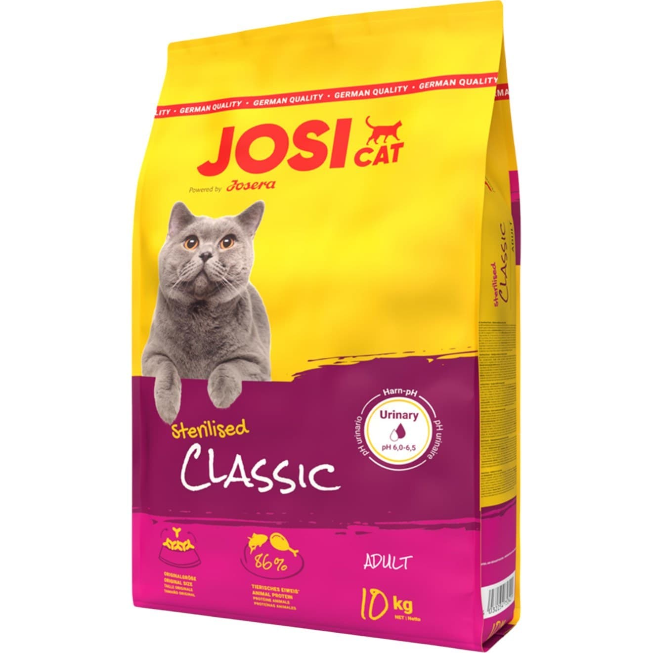 غذای خشک گربه عقیم شده جوسرا کلاسیک Josera Josi Cat Classic وزن 1.9 کیلوگرم — تصویر ۴