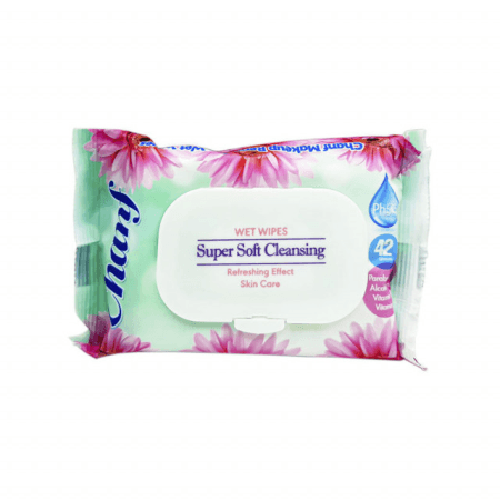 دستمال مرطوب چانف مدل Super Soft بسته 42 عددی