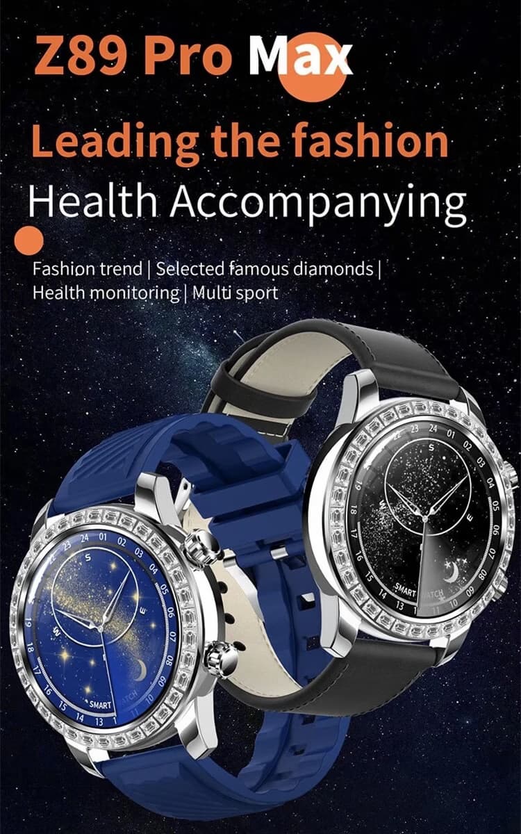 ساعت هوشمند LEMFO لمفو مدل Z89 PRO MAX — تصویر ۴