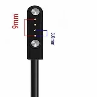 کابل شارژ ساعت هوشمند 4 پین با فاصله 9 میلیمتر