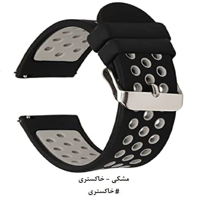 بند سیلیکونی ساعت هوشمند 20 میلیمتر — تصویر ۸