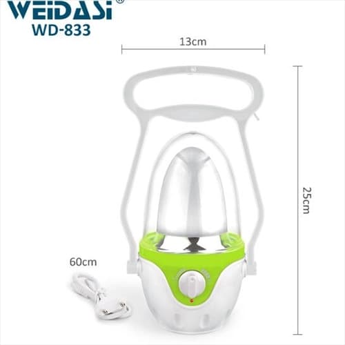 فانوس شارژی برند ویداسی مدل wd-833 — تصویر ۲