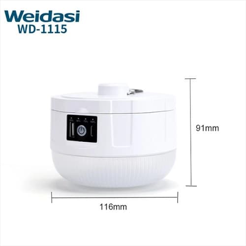 چراغ کمپینگ شارژی ویداسی مدل wd-1115 — تصویر ۹