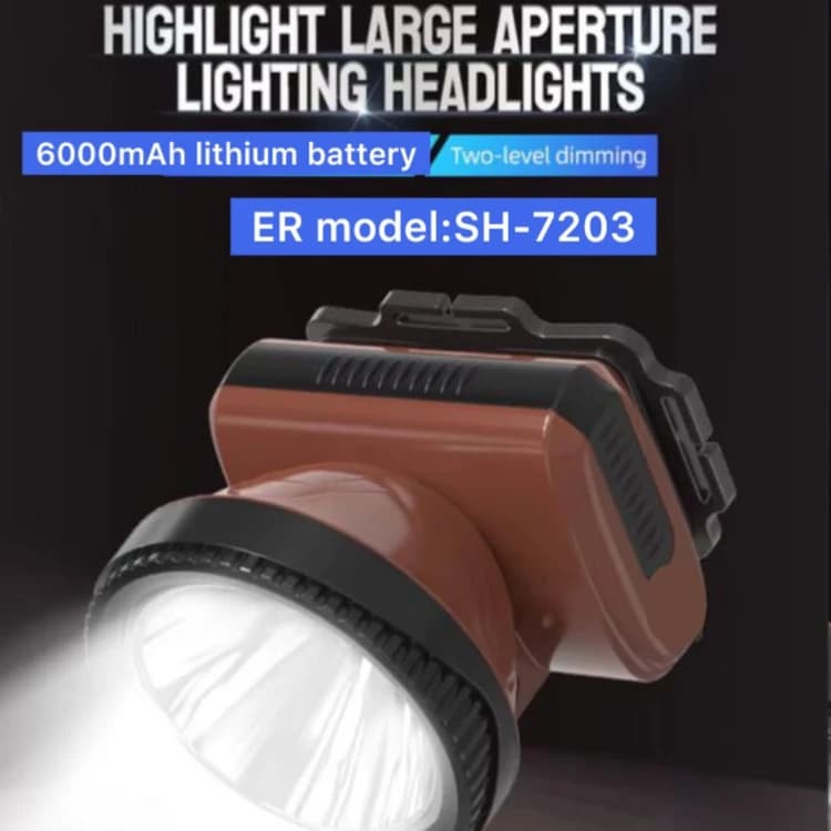 چراغ پیشانی ای آر مدل SH-7203 با نور مهتابی — تصویر ۷