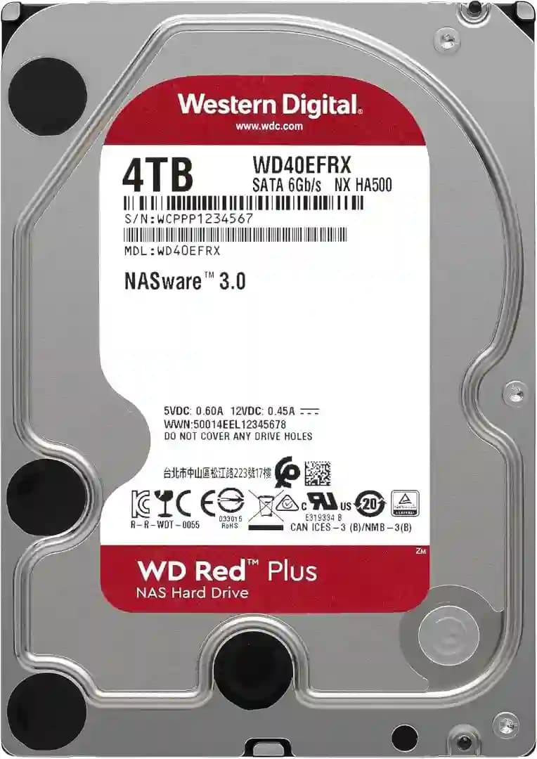 هارد دیسک اینترنال وسترن دیجیتال مدل Red Edition ظرفیت 4 ترابایت WD40EFRX — تصویر ۴