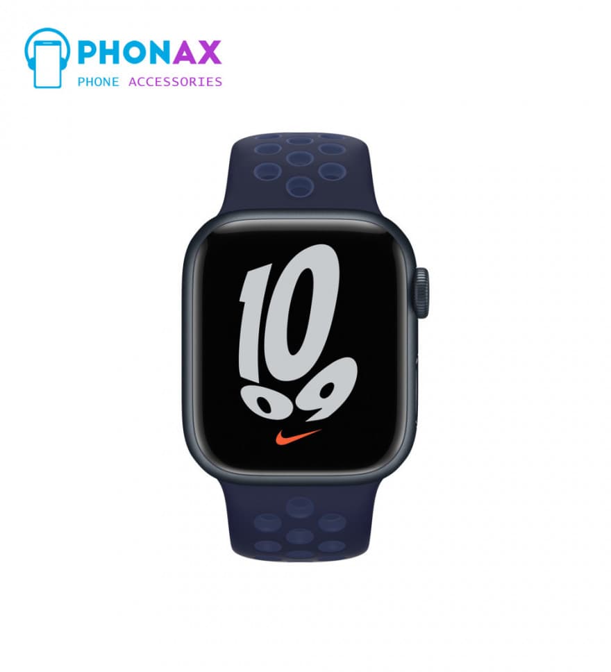 ساعت هوشمند اپل واچ سری 7 مدل 45mm Aluminum Case with Nike Sport Band