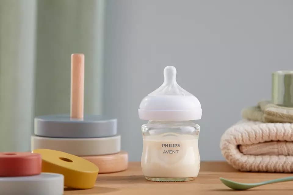 شیشه شیر نچرال پیرکس ۱۲۰ میلی لیتر فیلیپس اونت PHILIPS AVENT سری Response — تصویر ۸