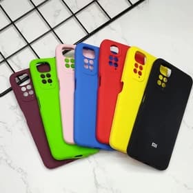 کاور سیلیکونی تک رنگ اورجینال Xiaomi Redmi Note 11 Pro 4G/5G مدل پاک کنی اصل محافظ لنزدار (متریال ویتنام) رنگ زرد - آیهان لند | سامانه جامع فروشگاه اینترنتی