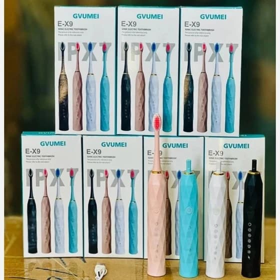 مسواک برقی شارژی 4 سر گوومی مدل E-x9 — تصویر ۲