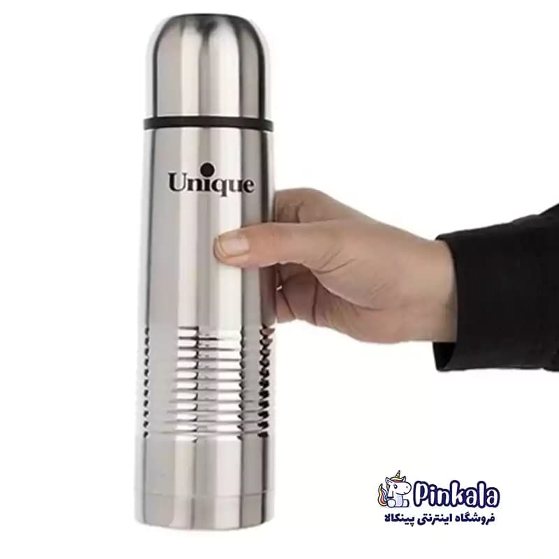 فلاسک یونیک استیل کاوردار- یک لیتری