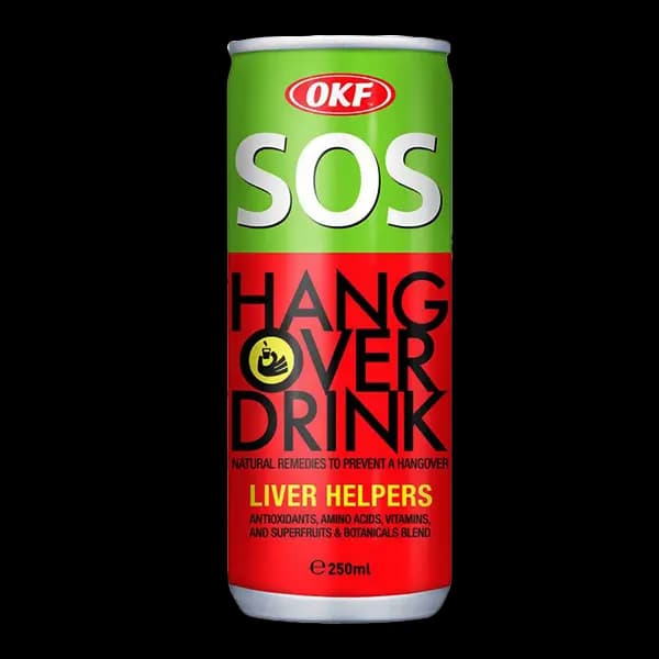 انرژی زا هنگ اور SOS HANGOVER DRINK اوکا اف (OKF) 250میل